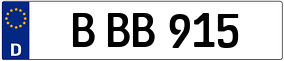 Truck License Plate